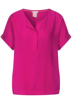 Street One Blusen*Bluse mit Klappenkragen nu pink