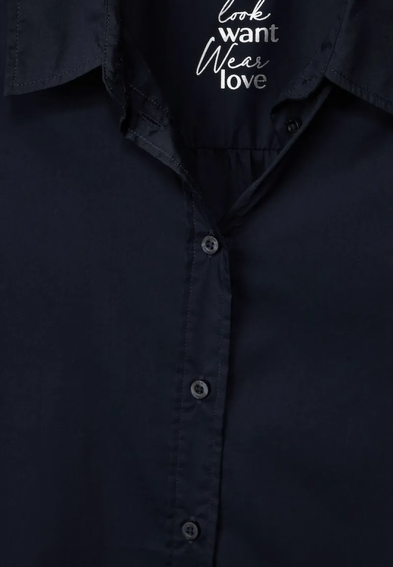 Street One Blusen*Bluse mit Knopfleiste deep blue