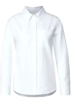 Street One Blusen*Bluse mit Knopfleiste white