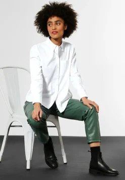 Street One Blusen*Bluse mit Knopfleiste white