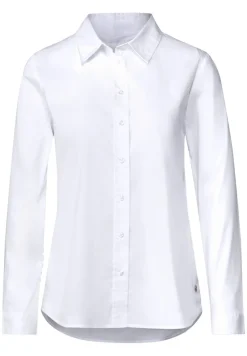 Street One Blusen*Bluse mit Knopfleiste white