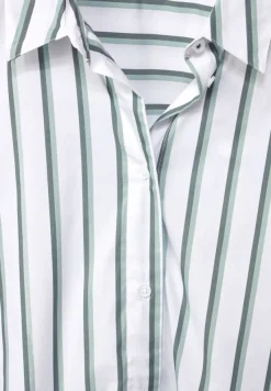 Cecil Blusen*Bluse mit Multicolorstreifen easy khaki