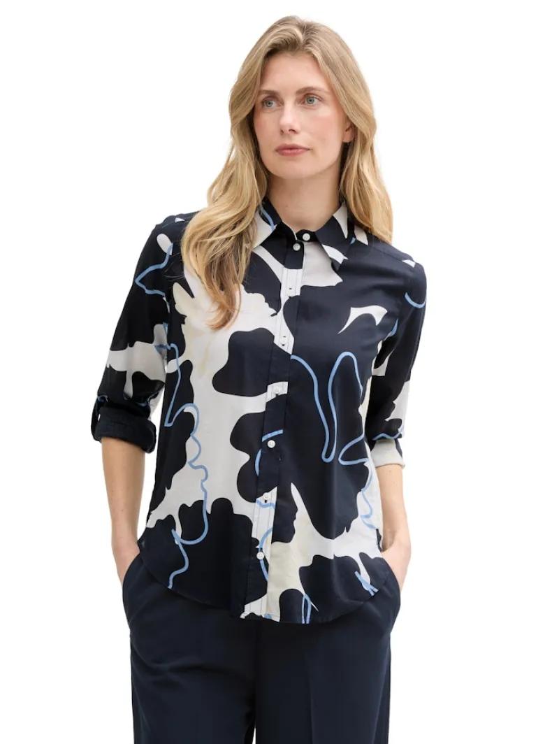 Tom Tailor Blusen*Bluse mit Muster big floral shapes design