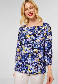 Street One Blusen*Bluse mit Print grand blue