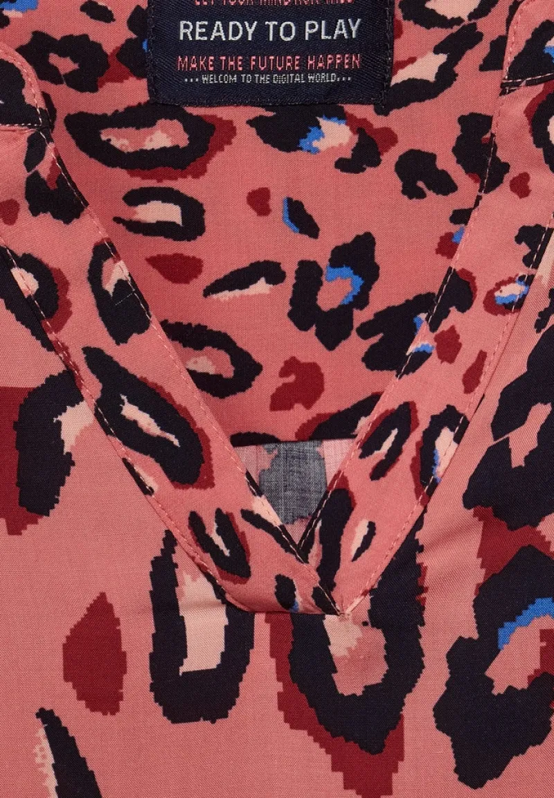 Cecil Blusen*Bluse mit Print Mix rose pepper