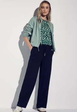 Street One Blusen*Bluse mit Raffung am Arm hunter green