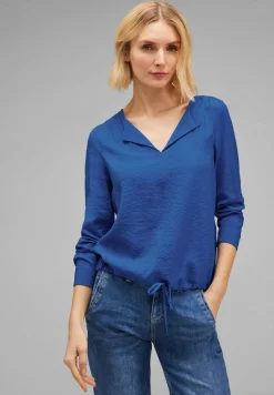 Street One Blusen*Bluse mit Raffung fresh intense gentle blue