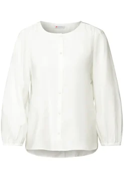 Street One Blusen*Bluse mit Raffungen off white