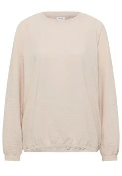 Cecil Blusen*Bluse mit Smock-Ausschnitt pearl beige