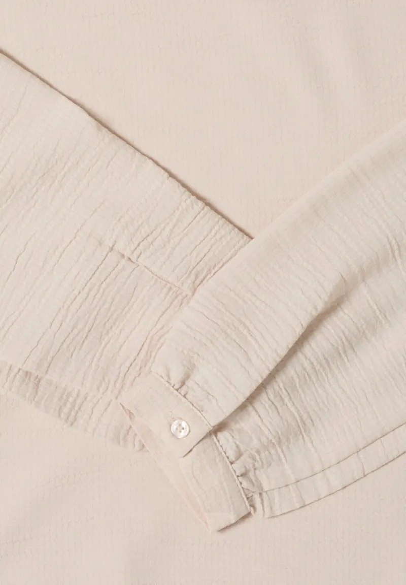 Cecil Blusen*Bluse mit Smock-Ausschnitt pearl beige