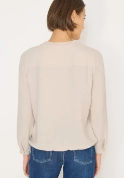 Cecil Blusen*Bluse mit Smock-Ausschnitt pearl beige