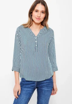Cecil Blusen*Bluse mit Streifen teal blue