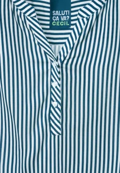 Cecil Blusen*Bluse mit Streifen teal blue