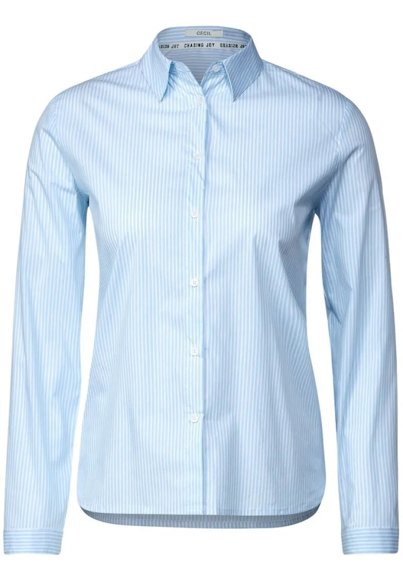 Cecil Blusen*Bluse mit Streifenmuster faded blue