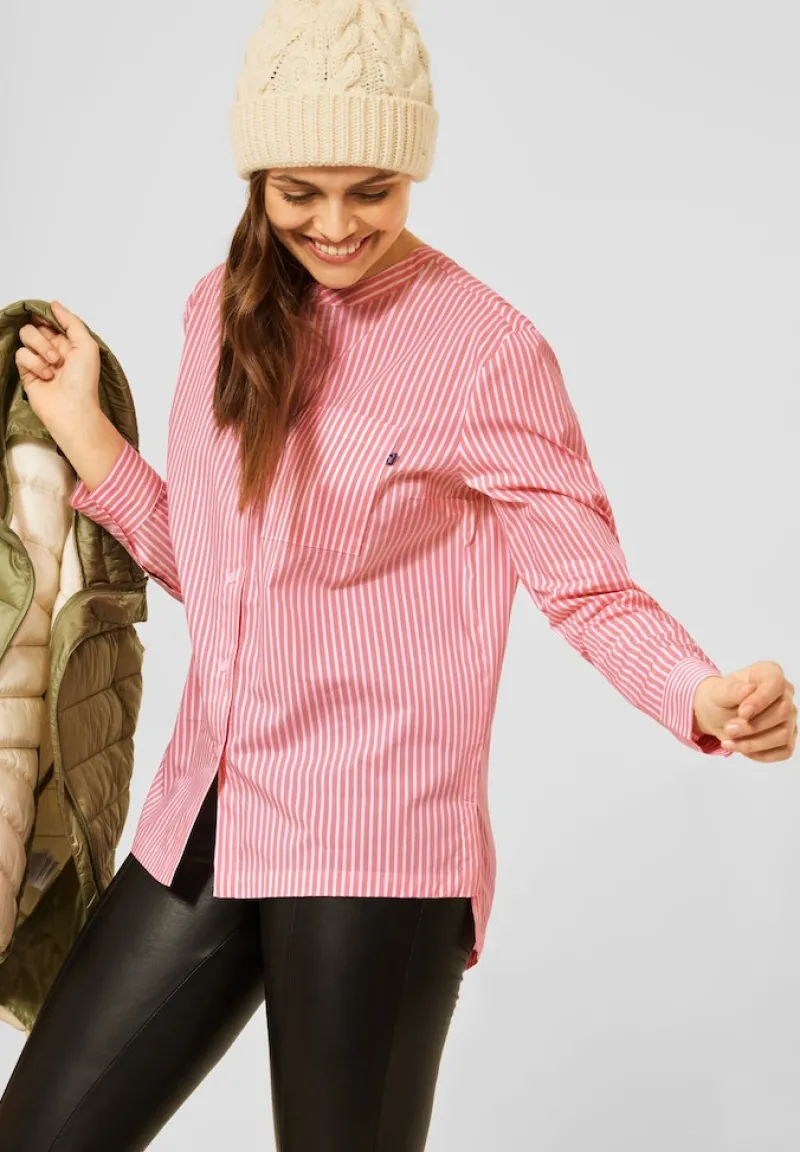 Cecil Blusen*Bluse mit Streifenmuster rose pepper