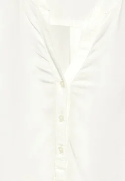 Cecil Blusen*Bluse mit Turn-Up vanilla white