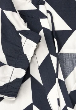 Street One Blusen*Bluse mit Zick Zack Muster deep blue