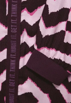 Street One Blusen*Bluse mit Zick Zack Muster intense aubergine