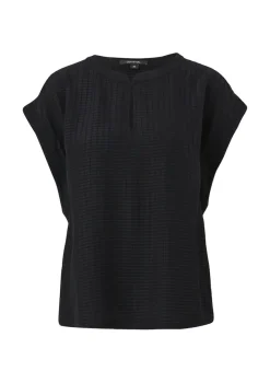 Comma Blusen*Blusenshirt aus Viskose Schwarz