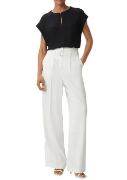 Comma Blusen*Blusenshirt aus Viskose Schwarz