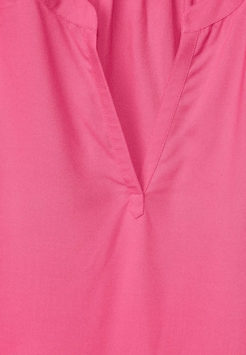 Street One Blusen*Blusenshirt in Unifarbe berry rose