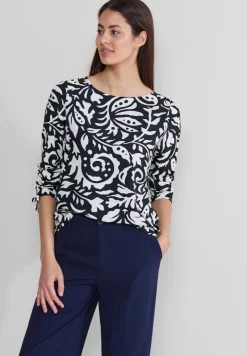 Street One Blusen*Blusenshirt mit Print deep blue