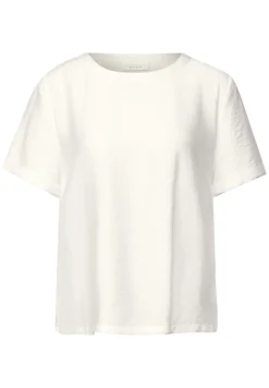 STREET ONE STUDIO Blusen*Blusenshirt mit Schlitzen off white