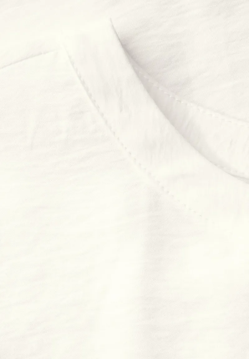 STREET ONE STUDIO Blusen*Blusenshirt mit Schlitzen off white