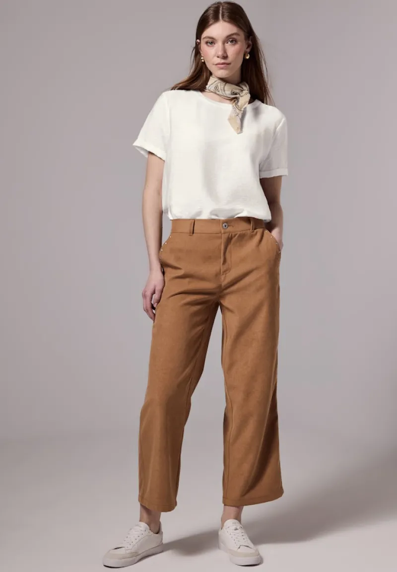 STREET ONE STUDIO Blusen*Blusenshirt mit Schlitzen off white