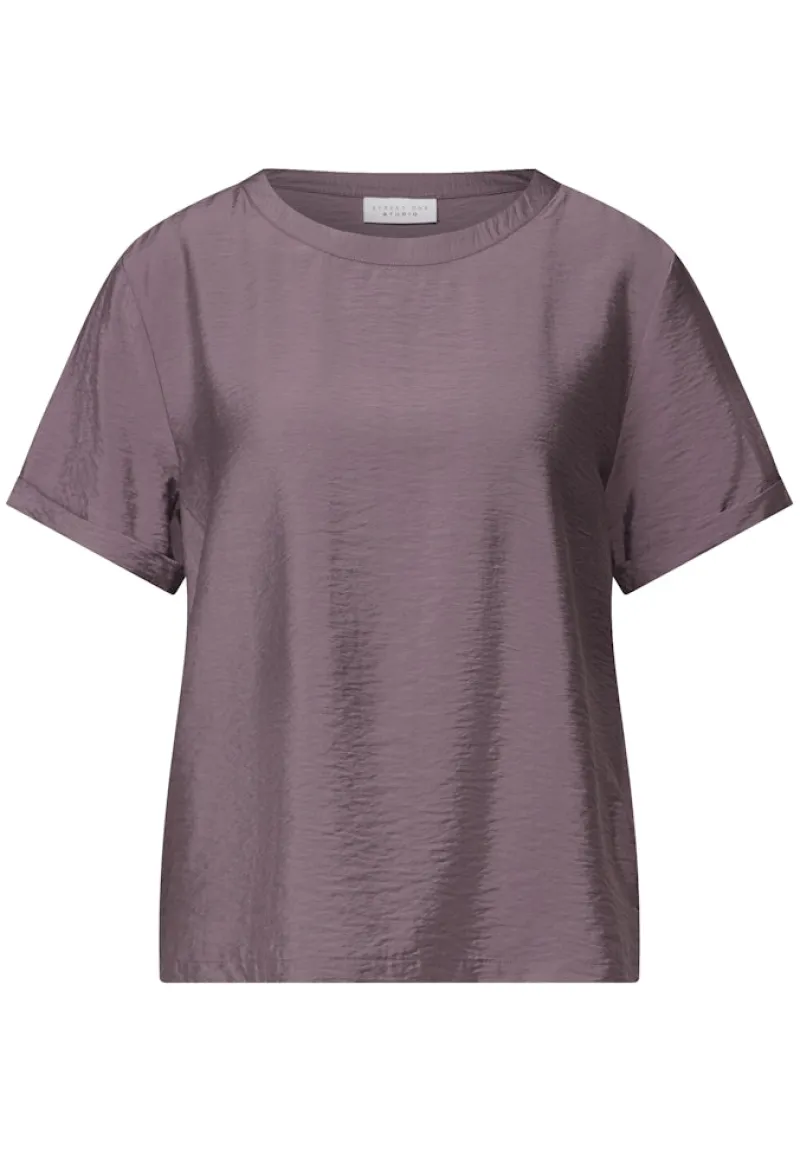 STREET ONE STUDIO Blusen*Blusenshirt mit Schlitzen hazy rose