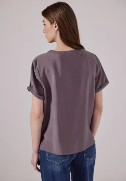 STREET ONE STUDIO Blusen*Blusenshirt mit Schlitzen hazy rose