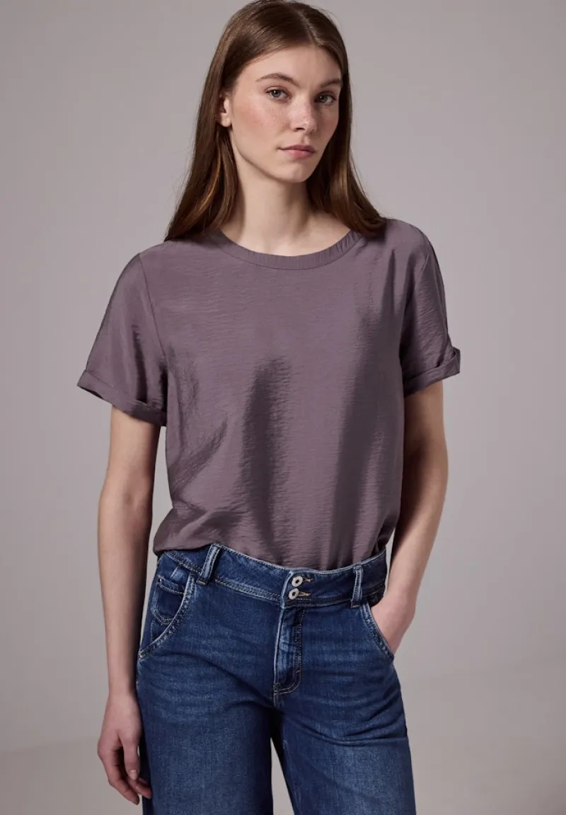 STREET ONE STUDIO Blusen*Blusenshirt mit Schlitzen hazy rose