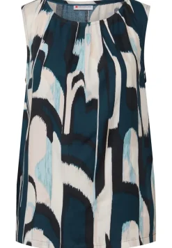 Street One Shirts*Blusentop mit Ikat Print tide blue