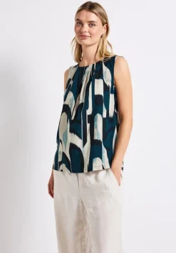 Street One Shirts*Blusentop mit Ikat Print tide blue