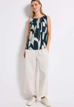 Street One Shirts*Blusentop mit Ikat Print tide blue