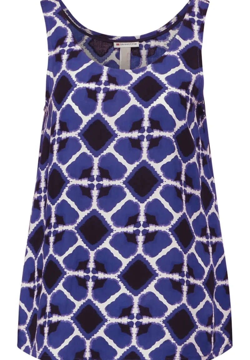Street One Shirts*Blusentop mit Print violet blue