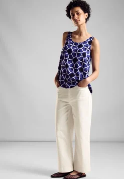 Street One Shirts*Blusentop mit Print violet blue