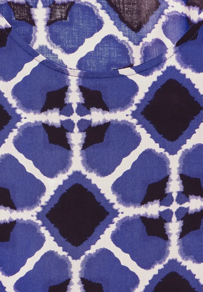 Street One Shirts*Blusentop mit Print violet blue