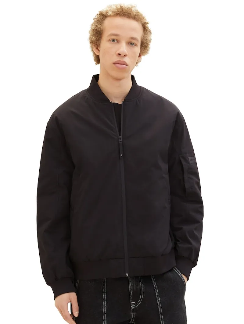 Tom Tailor Denim Jacken*Bomber Jacke Black