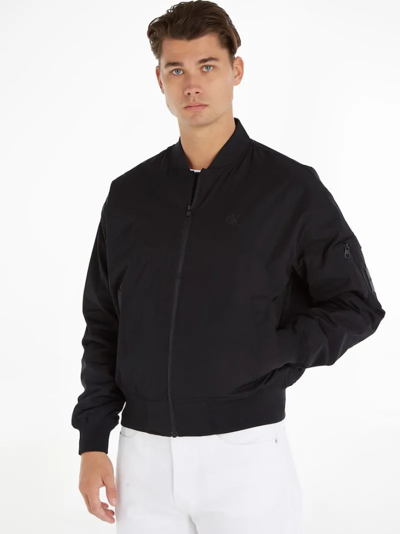 Calvin Klein Jeans Jacken*BOMBER JACKET ck black
