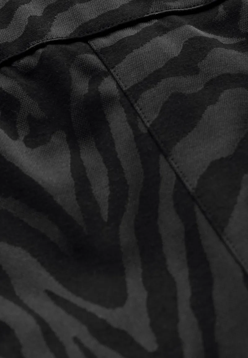 STREET ONE STUDIO Hosen*Bootcut Jaquard-Hose Black