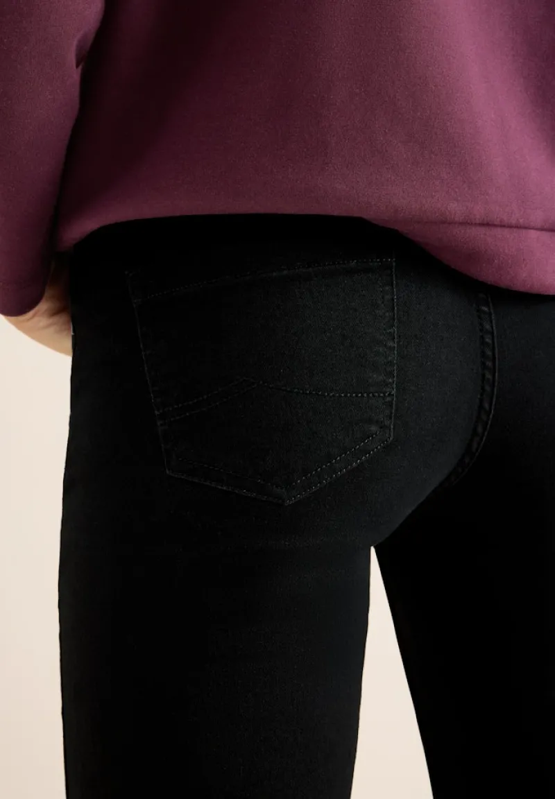 Cecil Jeans*Bootcut Jeans Black