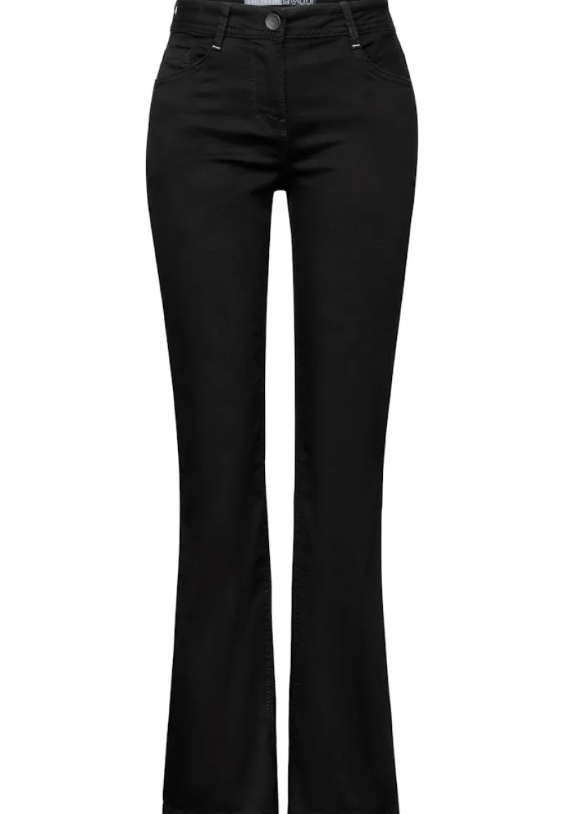 Cecil Jeans*Bootcut Jeans Black