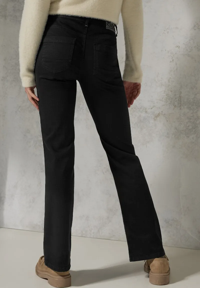 Cecil Jeans*Bootcut Jeans Black