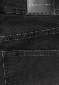 STREET ONE STUDIO Jeans*Bootcut Jeans black soft wash