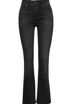 STREET ONE STUDIO Jeans*Bootcut Jeans black soft wash