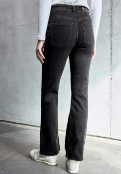 STREET ONE STUDIO Jeans*Bootcut Jeans black soft wash