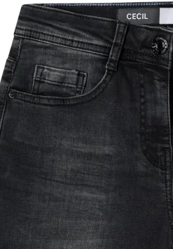 Cecil Jeans*Bootcut Jeans black washed