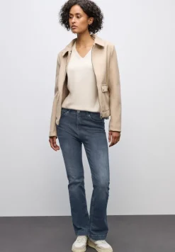 Street One Jeans*Bootcut Jeans blue black random washed