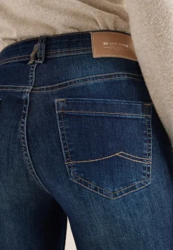 Cecil Jeans*Bootcut Jeans dark blue wash